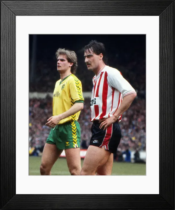 Framed Print : 1985 Lge Cup Final: Norwich 1 Sunderland 0