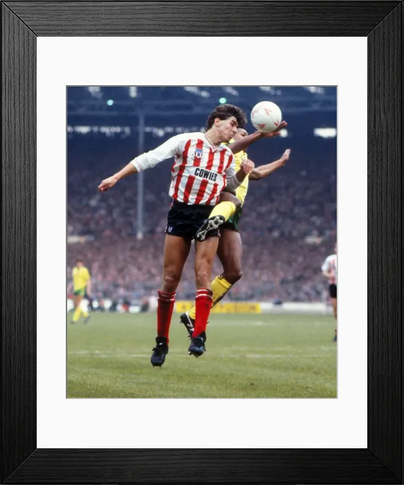 Framed Print : 1985 Lge Cup Final: Norwich 1 Sunderland 0 Framed Print : 1985 Lge Cup Final: Norwich 1 Sunderland 0