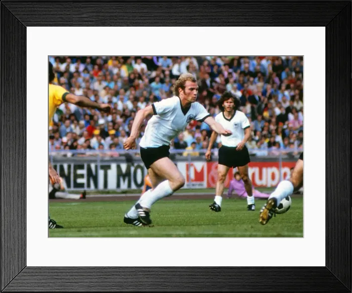 Framed Print : Uli Hoeness - West Germany Framed Print : Uli Hoeness - West Germany