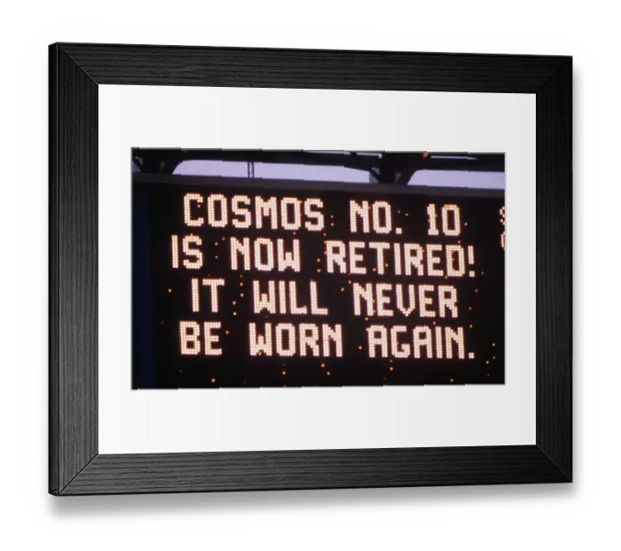 Framed Print : Cosmos 2 Santos 1 - Peles Final Game