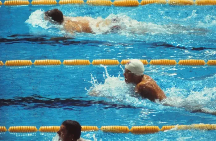 Framed Print : 1972 Munich Olympics - Mens Swimming Framed Print : 1972 Munich Olympics - Mens Swimming