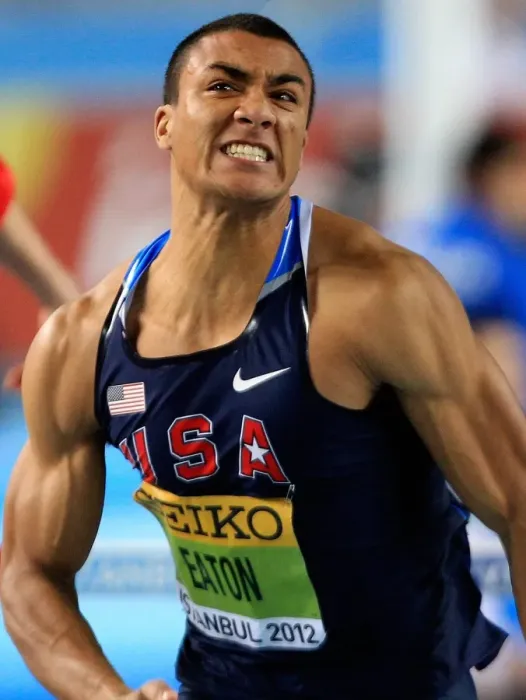 Framed Print : Ashton Eaton - 2012 Istanbul World Indoor Championships + Framed Print : Ashton Eaton - 2012 Istanbul World Indoor Championships +