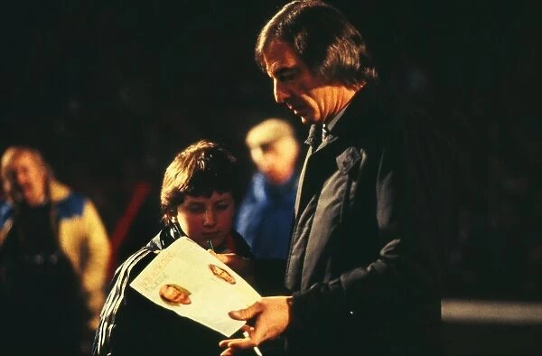 Barcelona manager Cesar Menotti - 1983  /  4 European Cup Winners Cup