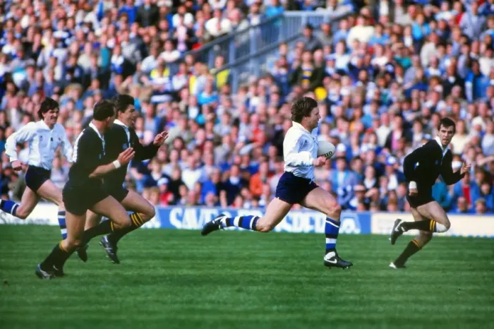 Framed Print : Baths Simon Halliday - 1987 John Player Special Cup Final Framed Print : Baths Simon Halliday - 1987 John Player Special Cup Final