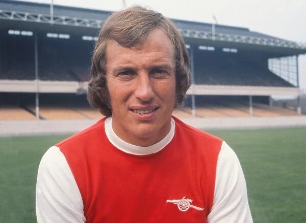 Bob McNab - Arsenal. Football - 1971 Arsenal Summer Photocall. Bob McNab