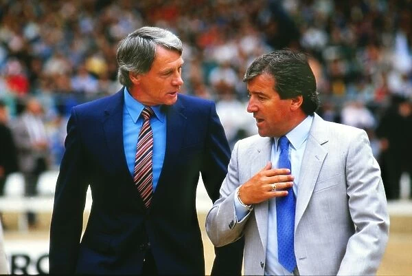 Bobby Robson and Terry Venables - 1987 Football League Centenary Classic