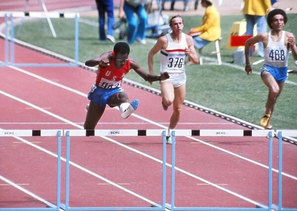 Ed Moses at the 1976 Montreal Olympics