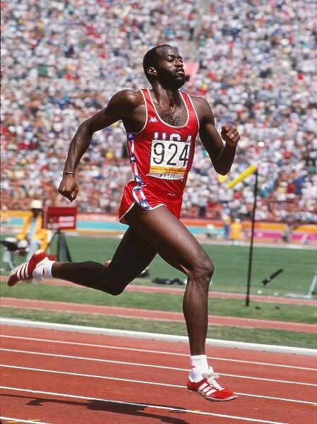 Ed Moses at the 1984 Los Angeles Olympics