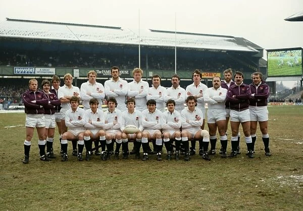 England team that defeated Ireland in the 1986 Five Nations
