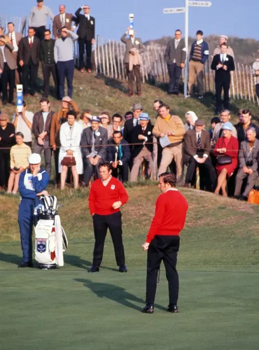 Framed Print : Four-ball pairing Brian Huggett and Alex Cayhill at the 1969 Ryder Cup Framed Print : Four-ball pairing Brian Huggett and Alex Cayhill at the 1969 Ryder Cup