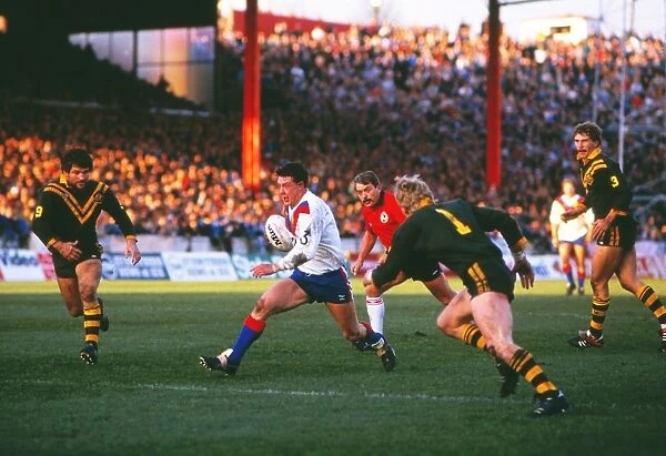 Garry Schofield. Rugby League - Great Britain v Australia