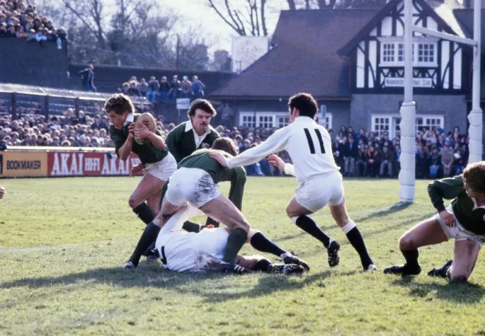 Framed Print : Ireland and England clash at Lansdowne Road - 1981 Five Nations Framed Print : Ireland and England clash at Lansdowne Road - 1981 Five Nations