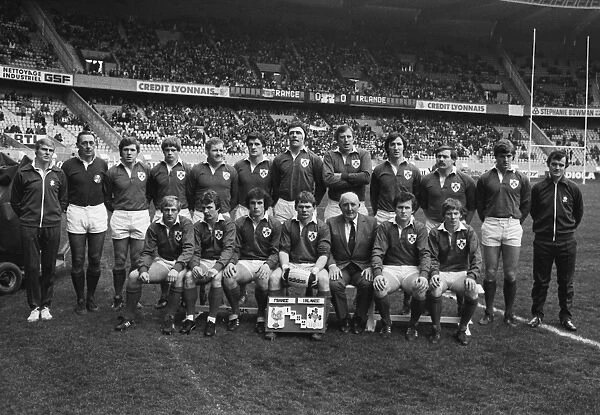 The Ireland team that face France in the 1982 Five Nations