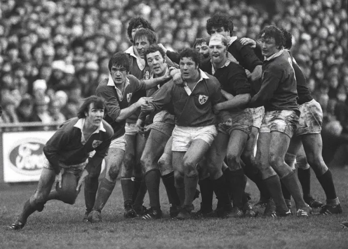 Framed Print : Irelands John Moloney gets the ball away against Scotland - 1978 Five Nations Framed Print : Irelands John Moloney gets the ball away against Scotland - 1978 Five Nations