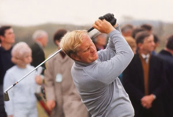 Jack Nickluas during the 1969 Ryder Cup