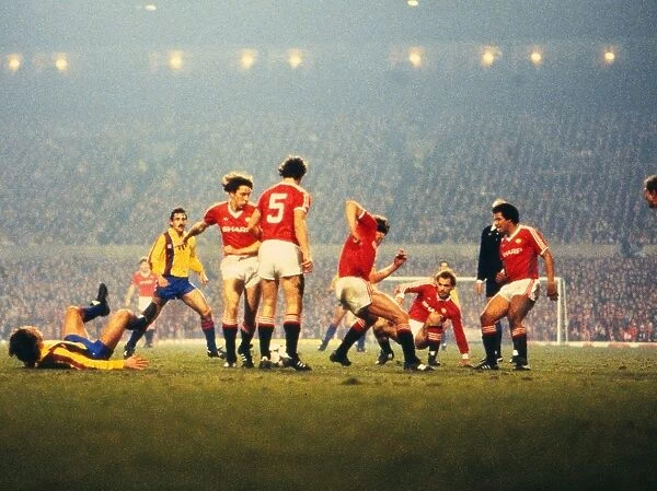 Manchester United take on Barcelona - 1983 / 4 European Cup Winners Cup