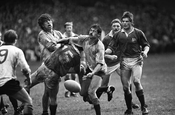 Murray Mexted plays for The Rest against the British Lions in 1986