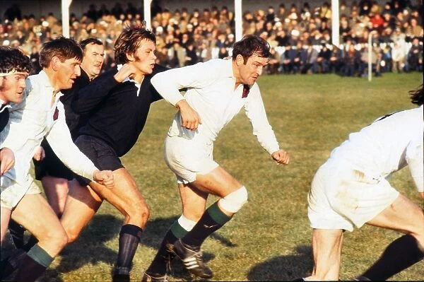 Noel Murphy and Budge Rogers in action for Major Stanleys XV in 1969