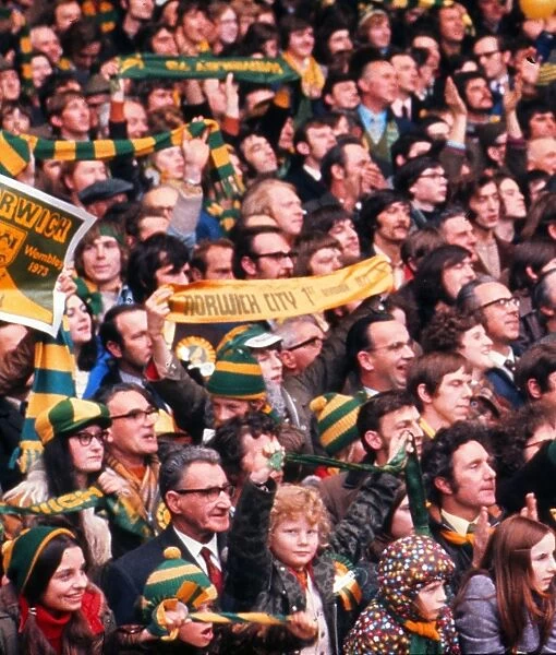 Norwich City fans - 1973 League Cup Final
