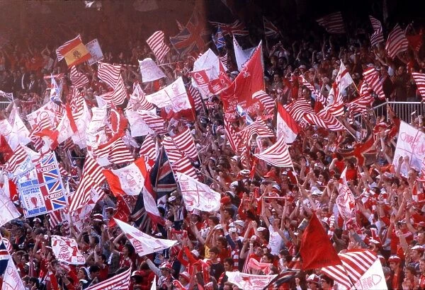 Nottingham Forest fans at the 1980 European Cup Final