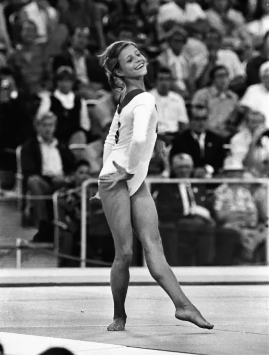 Framed Print : Olga Korbut - 1972 Munich Olympics - Womens Gymnastics Framed Print : Olga Korbut - 1972 Munich Olympics - Womens Gymnastics