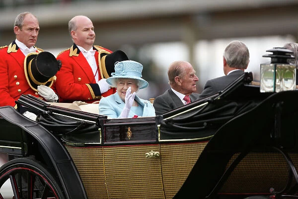 The Queen with Prince Philip - Royal Ascot 2012