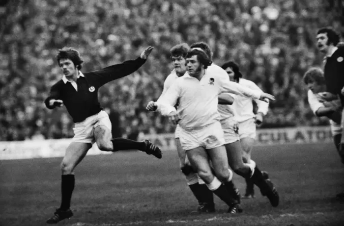 Framed Print : Scotlands Alan Lawson and Englands Mike Burton - 1976 Five Nations Framed Print : Scotlands Alan Lawson and Englands Mike Burton - 1976 Five Nations