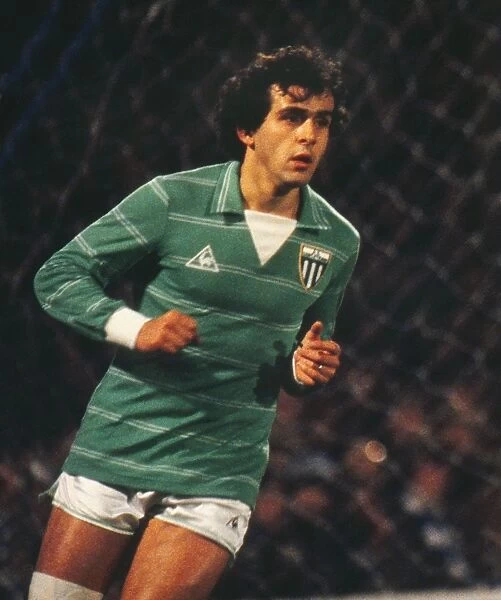 St Etiennes Michel Platini - 1981 UEFA Cup