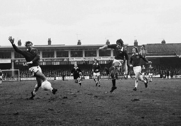 Steve Finnieston scores on his debut for Chelsea in 1975