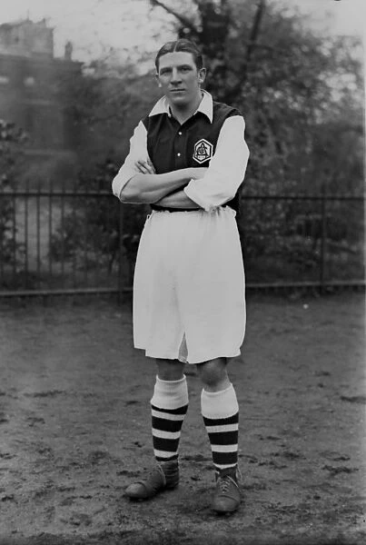Ted Drake - Arsenal. Ted Drake (Arsenal) 1936 FA Cup Final team.. Credit : Colorsport