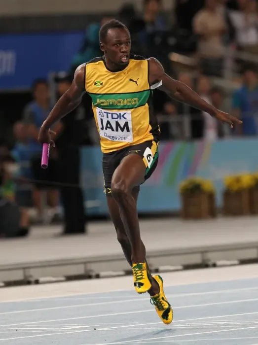 Framed Print : Usain Bolt anchors Jamaica to World Championship relay gold & a new WR Framed Print : Usain Bolt anchors Jamaica to World Championship relay gold & a new WR