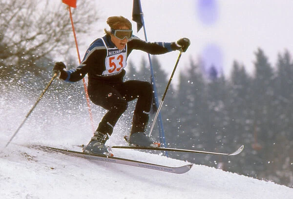 USAs Bill Taylor. Skiing. USAs Bill Taylor, Kitzbuhel, Austria