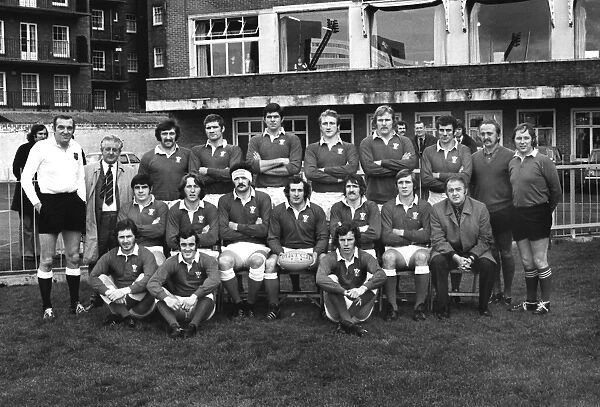 The Wales team that defeated Australia in Cardiff in 1973
