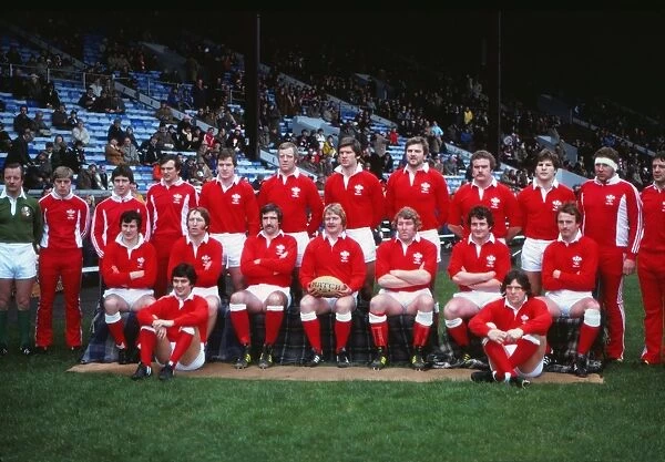 The Wales team that faced Scotland in the 1981 Five Nations