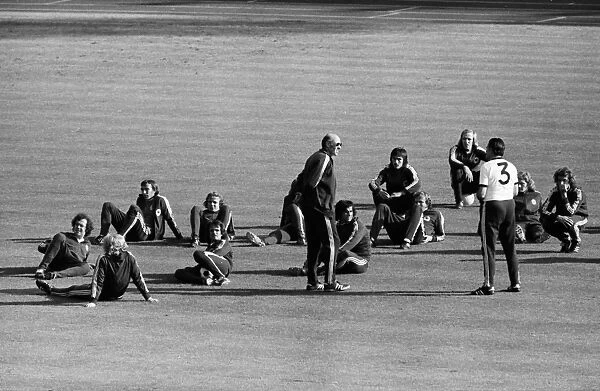 West Germany training - 1974 World Cup