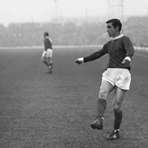 A 17 year-old George Best plays for Manchester United in 1963