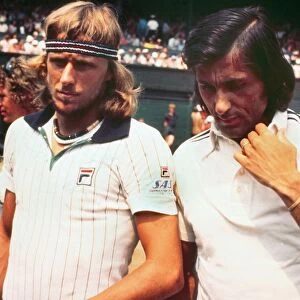 1976 Wimbledon Finalists Bjorn Borg and Ille Nastase