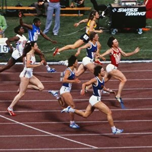 1980 Moscow Olympics - Womens 100m Final