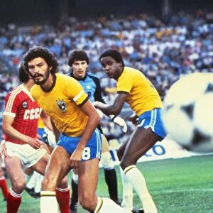 1982 World Cup - Brazil captain Socrates