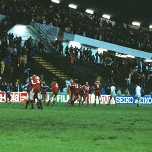 Aberdeen celebrate at the final whistle - 1983 Cup Winners Cup Final