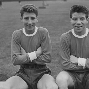 Alan Atherton and Willie Donaldson - Manchester United reserves