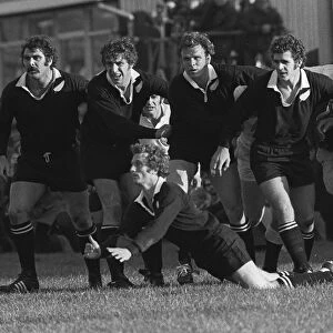 The All Blacks face the Western Counties on their tour of GB in 1972