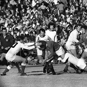 Andy Ripley scores for the British Lions in 1974
