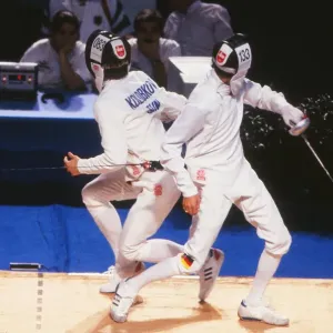 Barcelona Olympics - Fencing Barcelona Olympics - Fencing