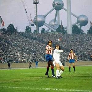 Bayern Munichs Gerd Muller during the 1974 European Cup Final replay