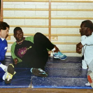 Ben Johnson training session - Toronto