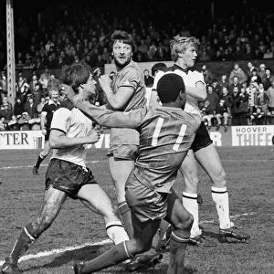 Chelseas Paul Canoville scores against Fulham in 1983