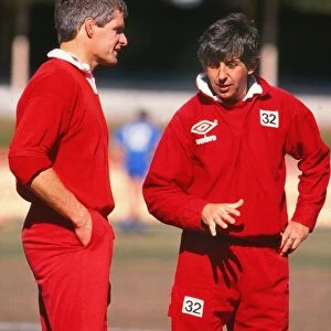 Coach Ian McGeechan and captain Finlay Calder - 1989 Lions Tour of Australia