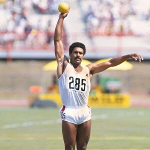 Daley Thompson at the 1982 Brisbane Commonwealth Games