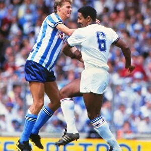 Daley Thompson and Steve Cram at Wembley in 1987